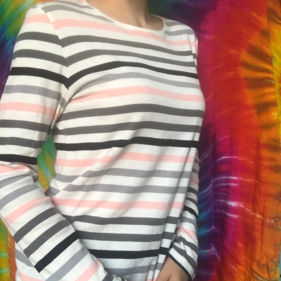 Croft & Barrow - Striped Long Sleeve Tee - Picture 2 of 3